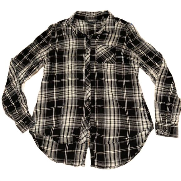 Eddie Bauer Button Up Flannel Small - Picture 2 of 10